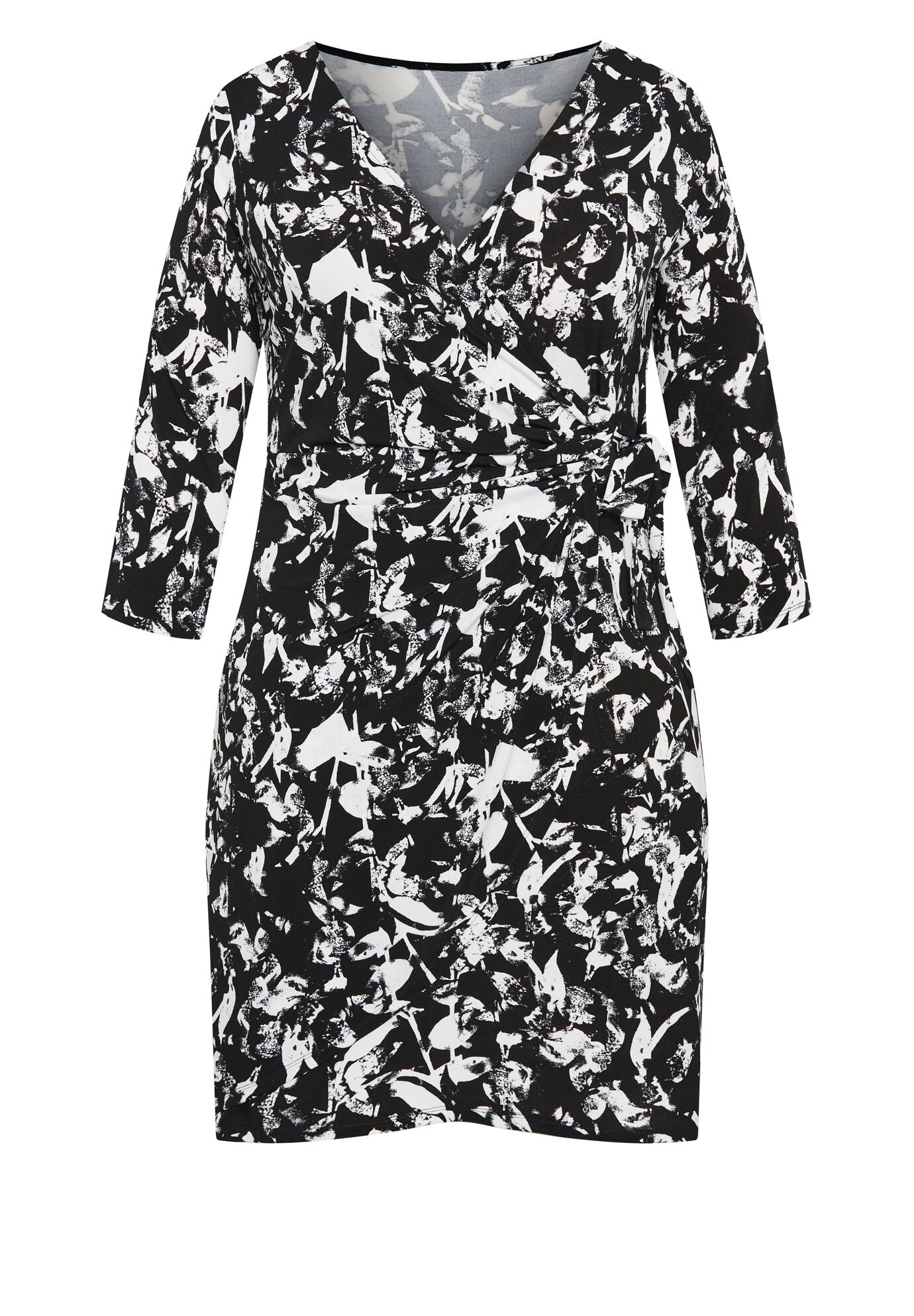 Deanna Wrap Lace Dress, SILHOUETTE, alternate image number 1