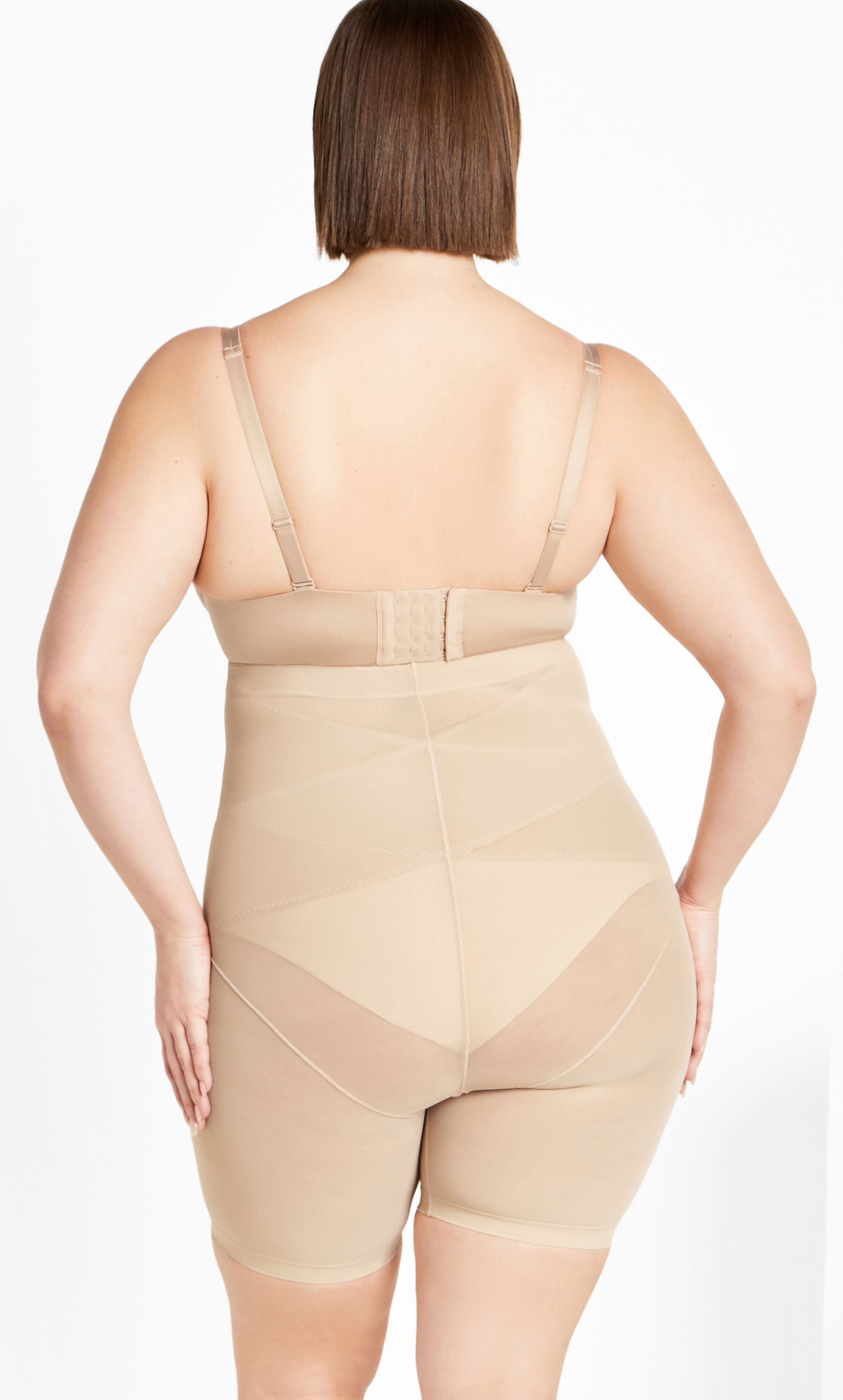 Power Mesh Short - latte, BROWN, alternate image number 1