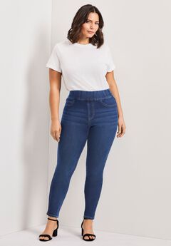 Plus Size Jeggings With Pockets