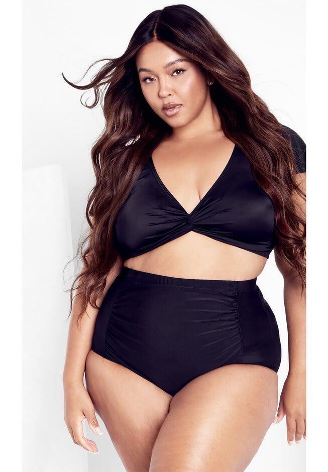 Ingrid Cap Sleeve Top - black, BLACK, hi-res image number null