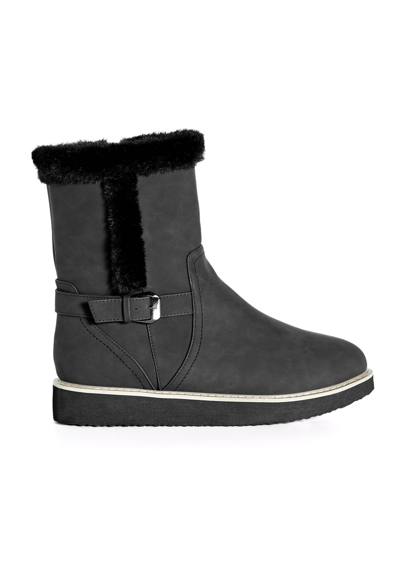 Nia Mid Boot, BLACK, alternate image number 2