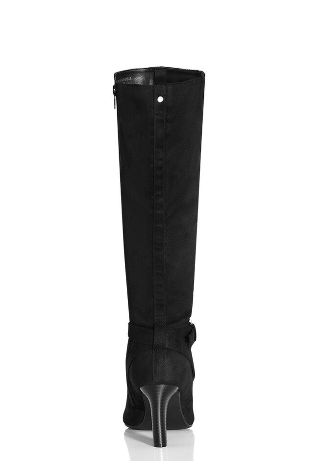WIDE FIT Tara Knee Boot - black, BLACK, alternate image number 2