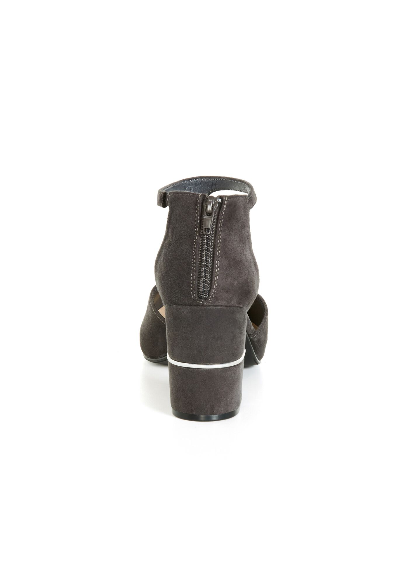 Gracie Heeled Shoe, GREY, alternate image number 2