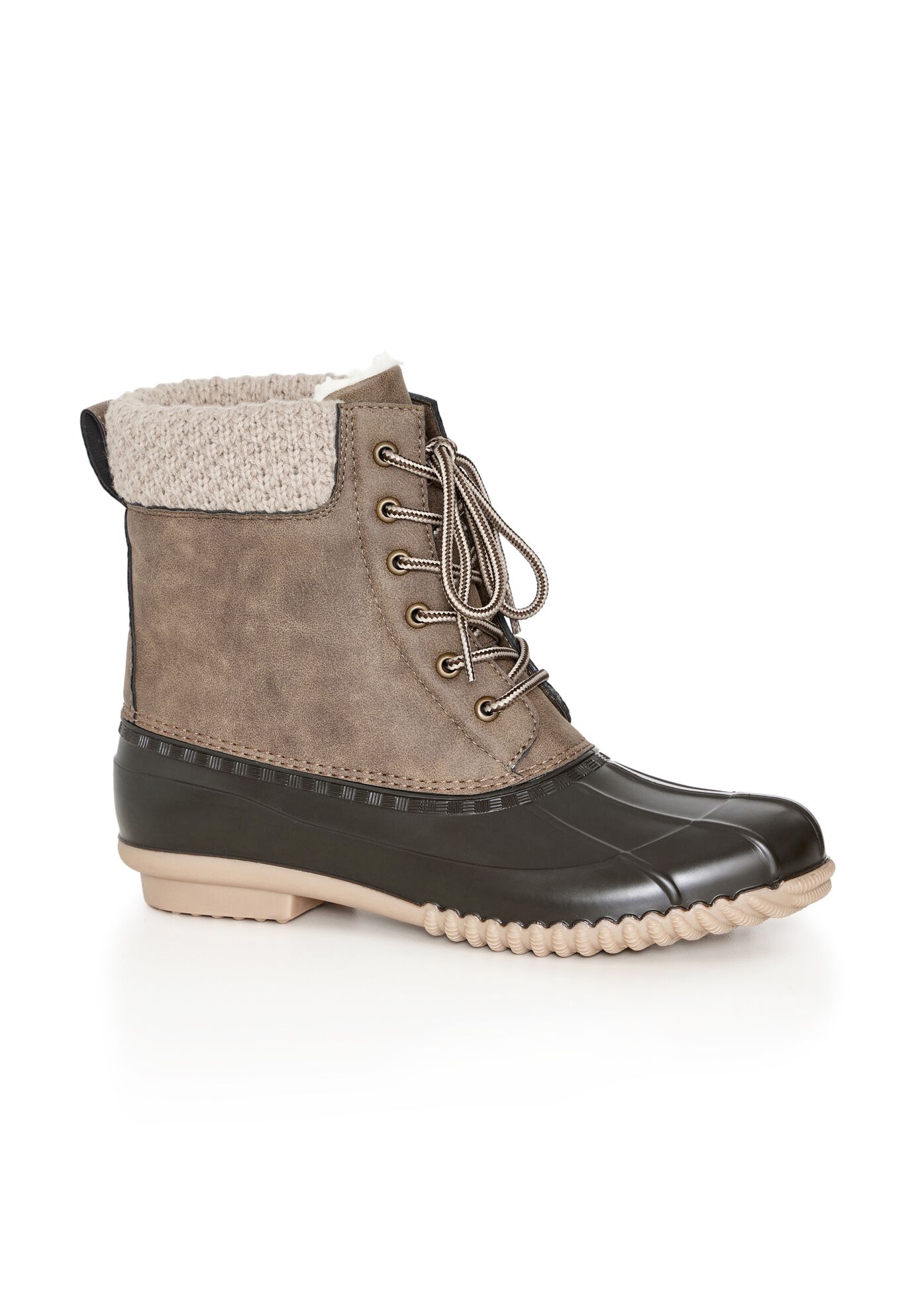 Sweater trim boots top