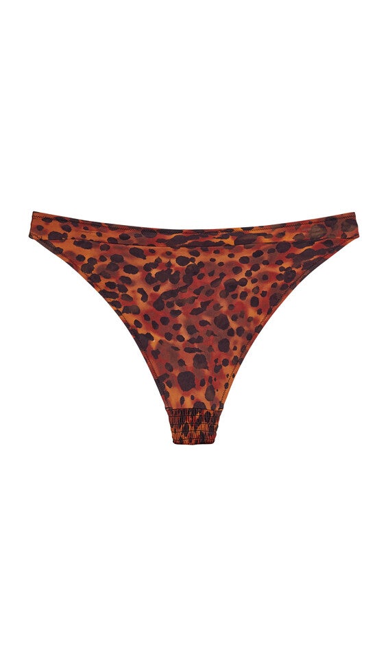 Vibeka Print Bikini Pant - leopard, BROWN, alternate image number null