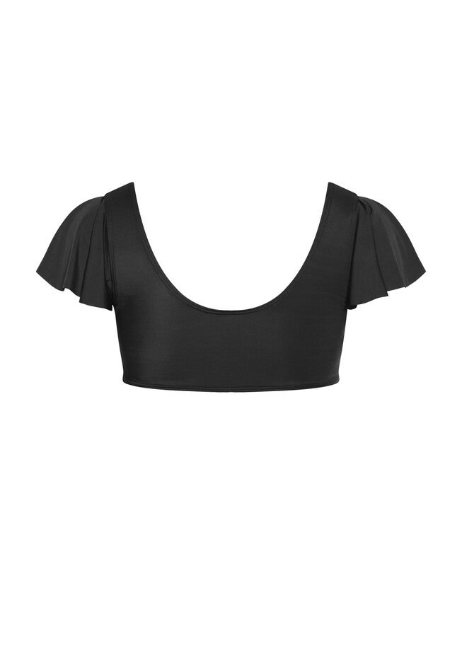 Ingrid Cap Sleeve Top - black, BLACK, alternate image number null