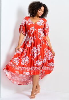 Short Sleeve Plus Size Dresses