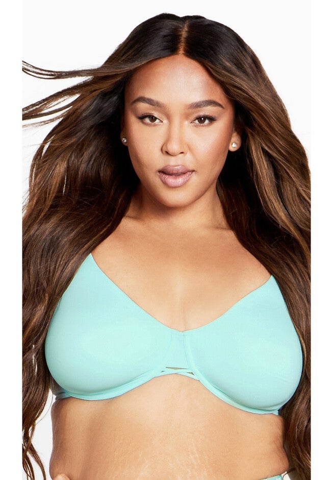 Fashion Smooth Back Bra, AQUA SPLASH, hi-res image number null