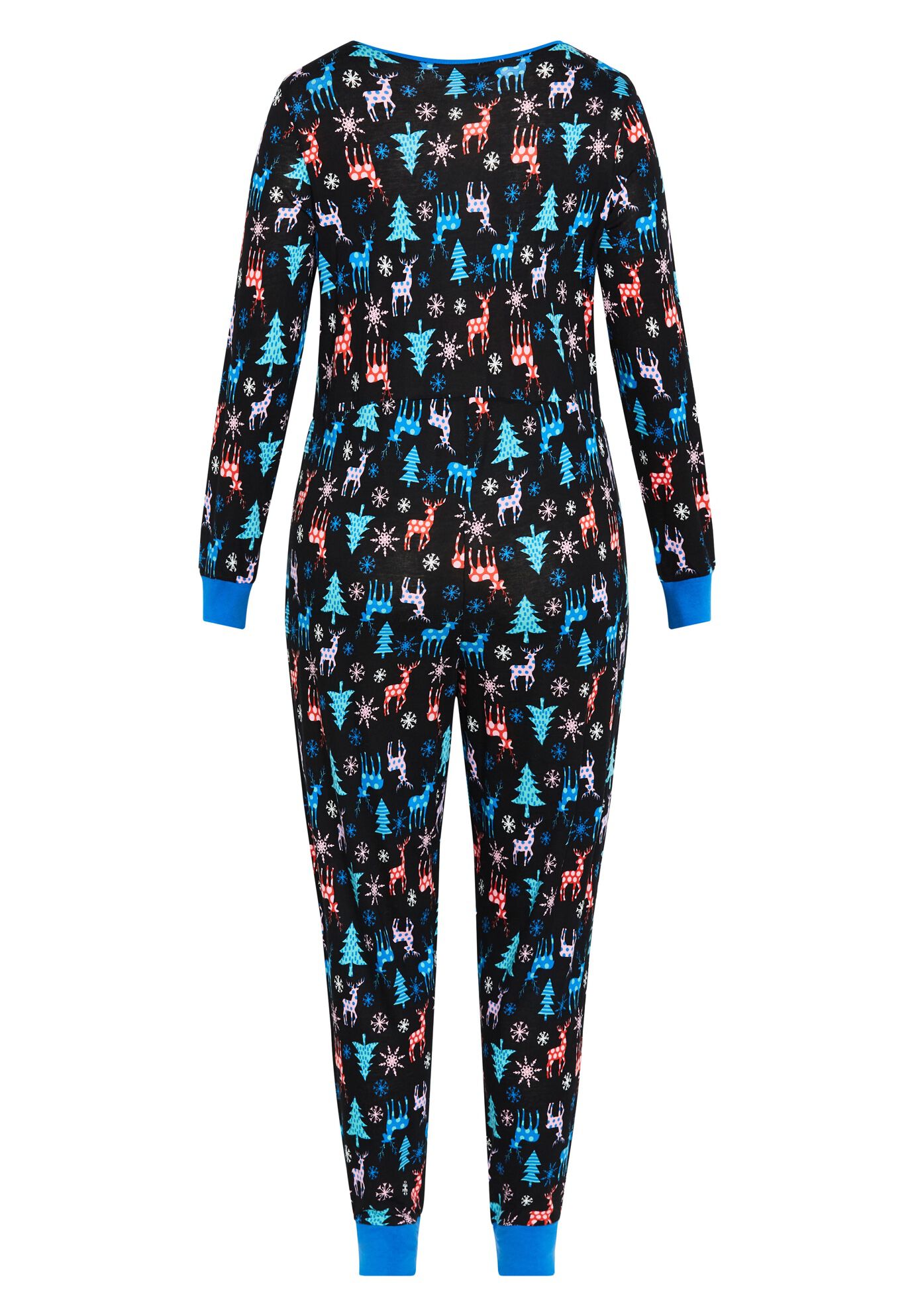 Festive Print Onesie, FESTIVE, alternate image number 3