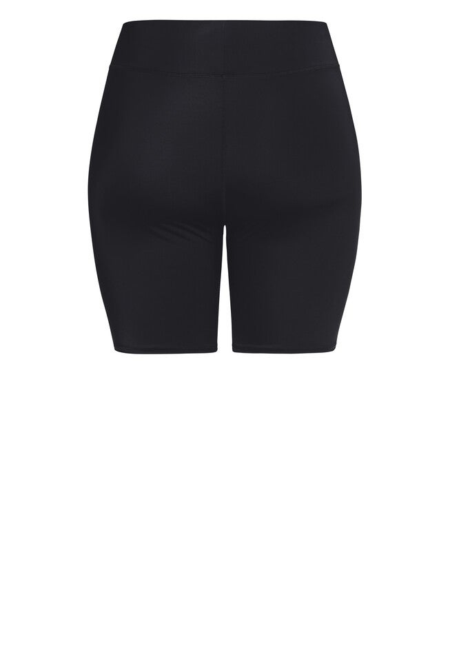 Hi Waist Swim Short, BLACK, alternate image number 3