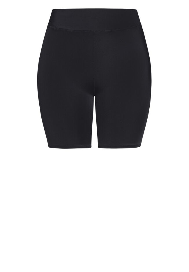 Hi Waist Swim Short, BLACK, alternate image number 2