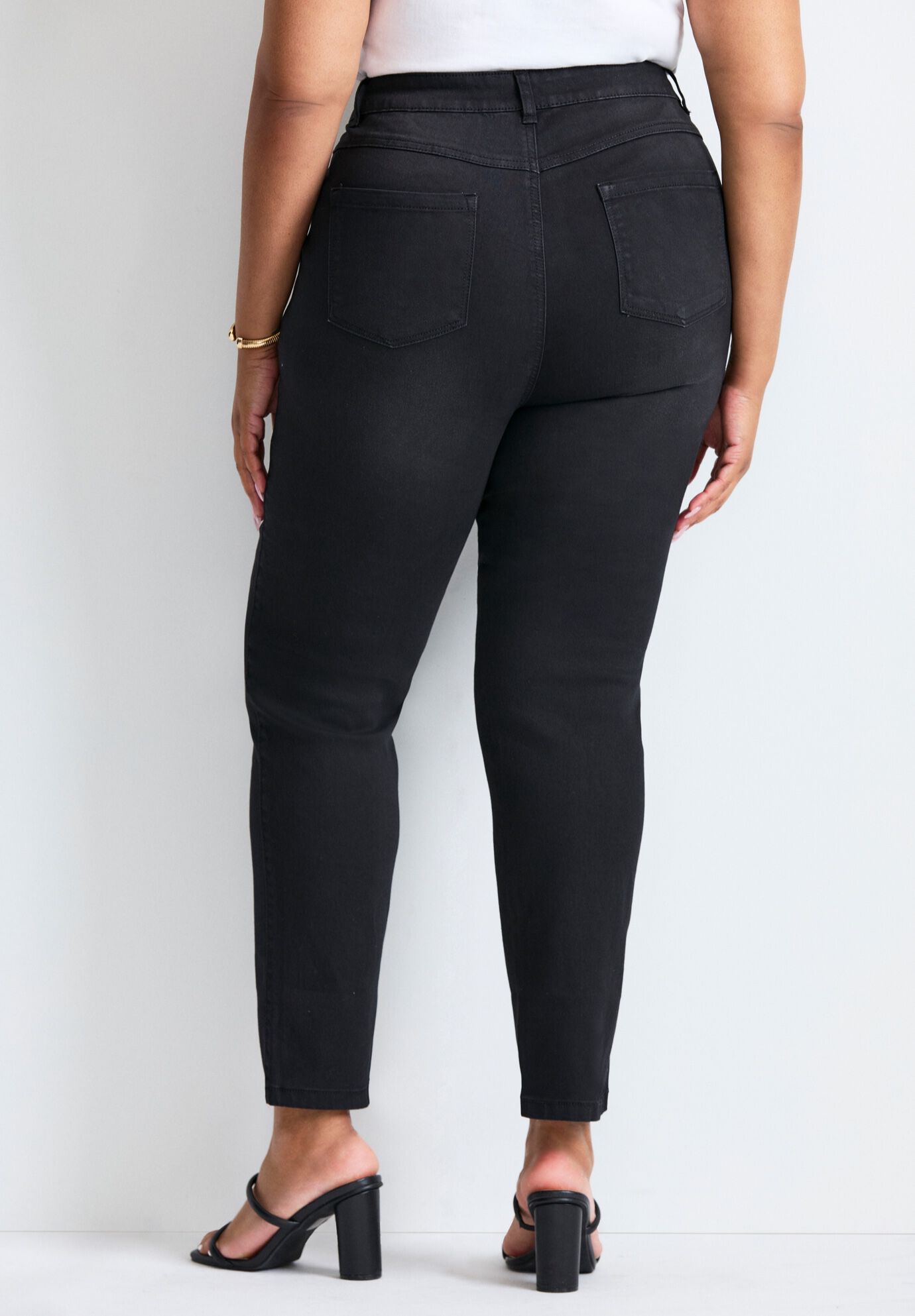 Butter Denim Straight Leg Jean, BLACK, alternate image number 2
