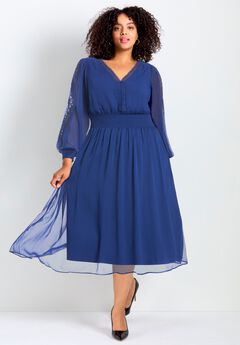Plus Size Long Sleeve Dresses