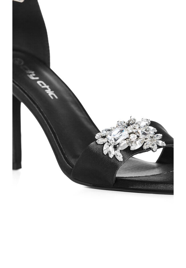 WIDE FIT Totally Glam Heel - black, BLACK, alternate image number null