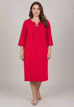 Lacing Sheath Dress