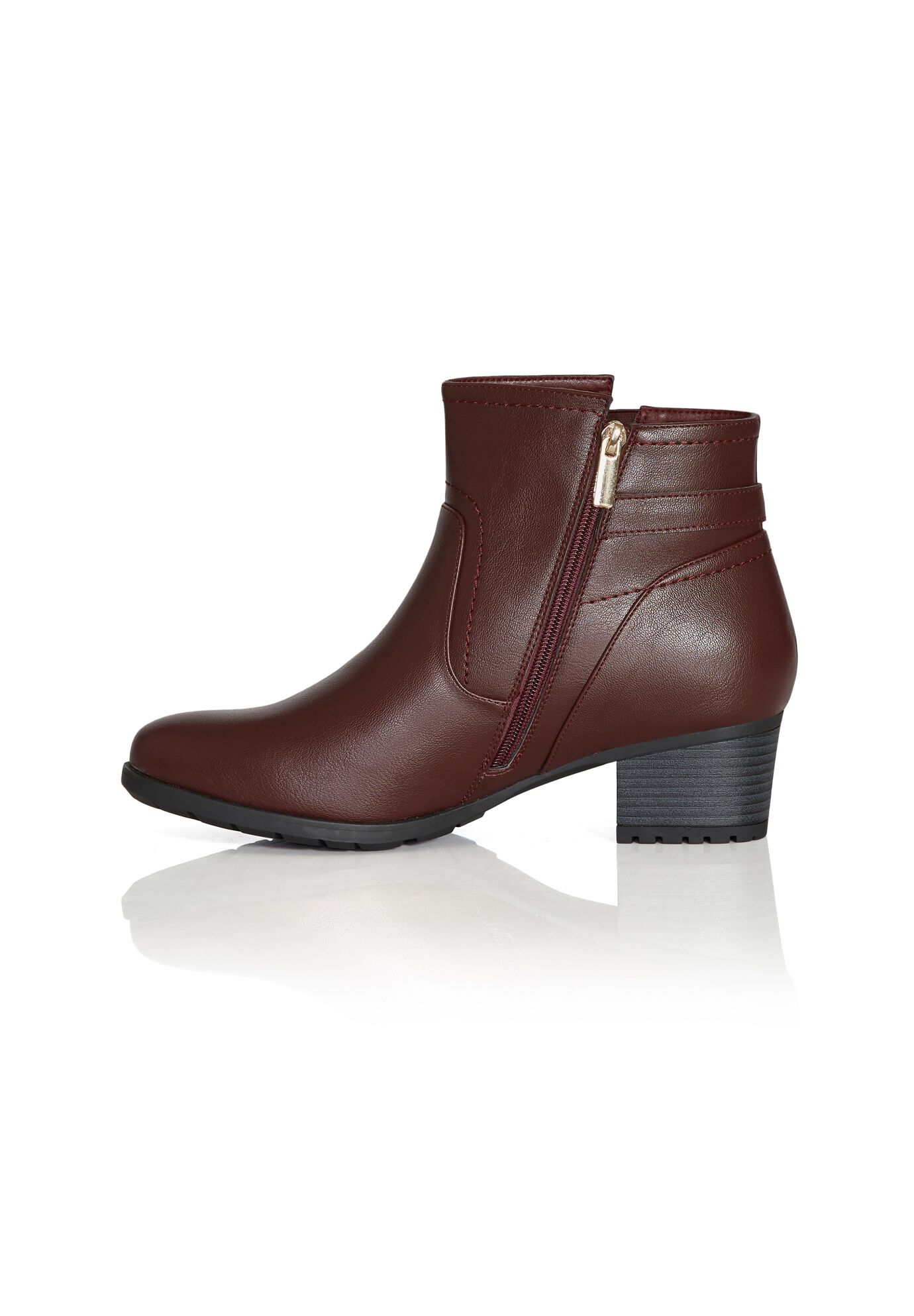 Lynn Ankle Boot, BURGUNDY, alternate image number 3