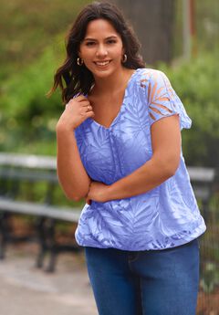 Elora Burnout Top