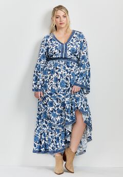 Arlo Bell Sleeve Maxi Dress