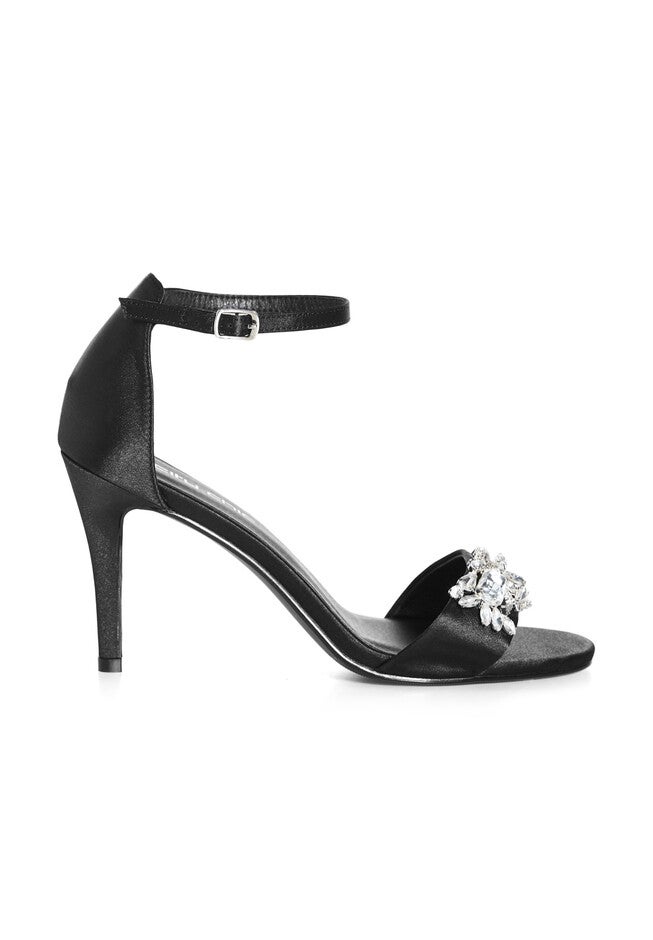 WIDE FIT Totally Glam Heel - black, BLACK, on-hover image number null