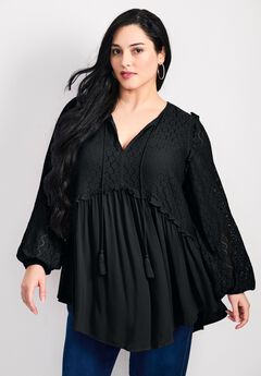 Haven Lace Yoke Top