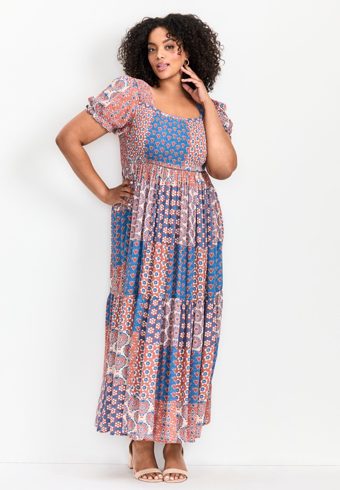 Sophia Shirred Bodice Maxi Dress, CASABLANCA, alternate image number 4