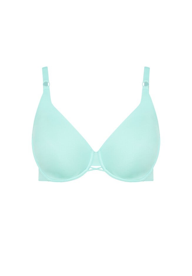 Fashion Smooth Back Bra, AQUA SPLASH, alternate image number null