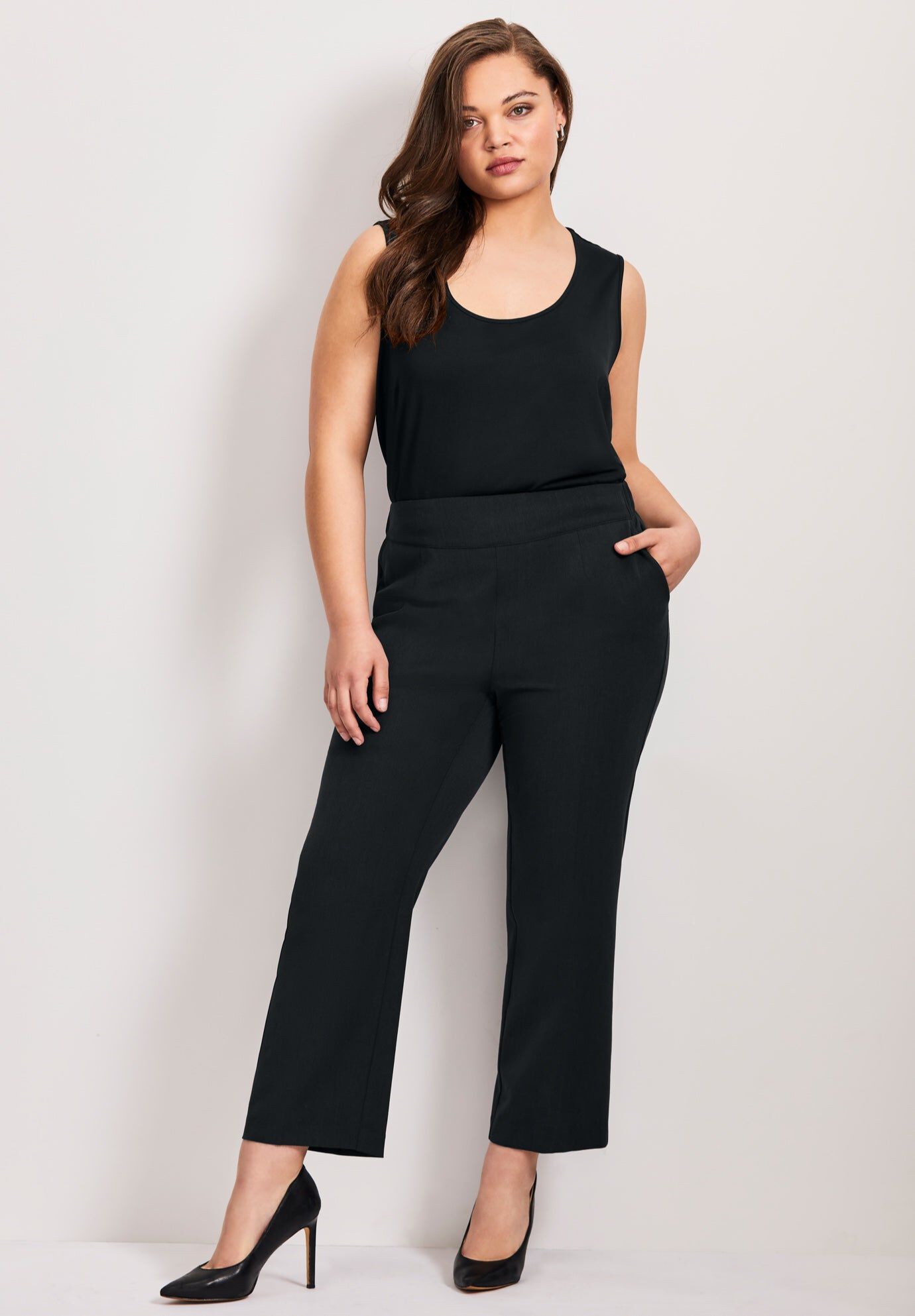 Cool Hand Pull On Pant, BLACK, hi-res image number 0