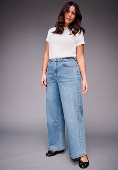 Studded Wide Leg Jean