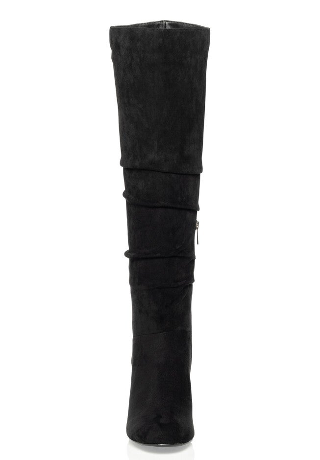WIDE FIT Petra Knee High Boot - black, BLACK, alternate image number null