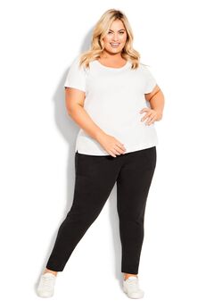 Contrast Pocket Knit Pant