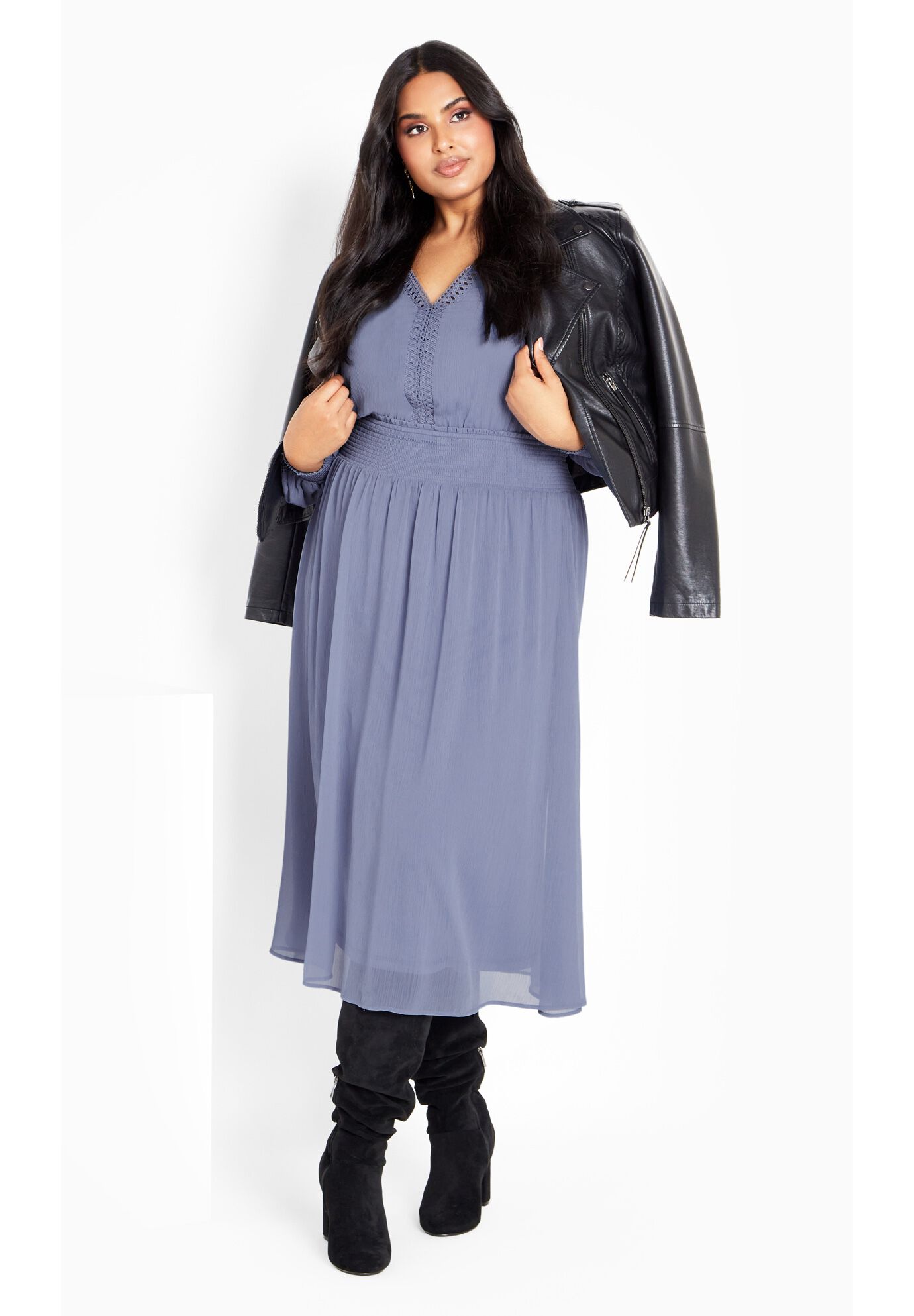 Elena Dress, COUNTRY BLUE, alternate image number 5