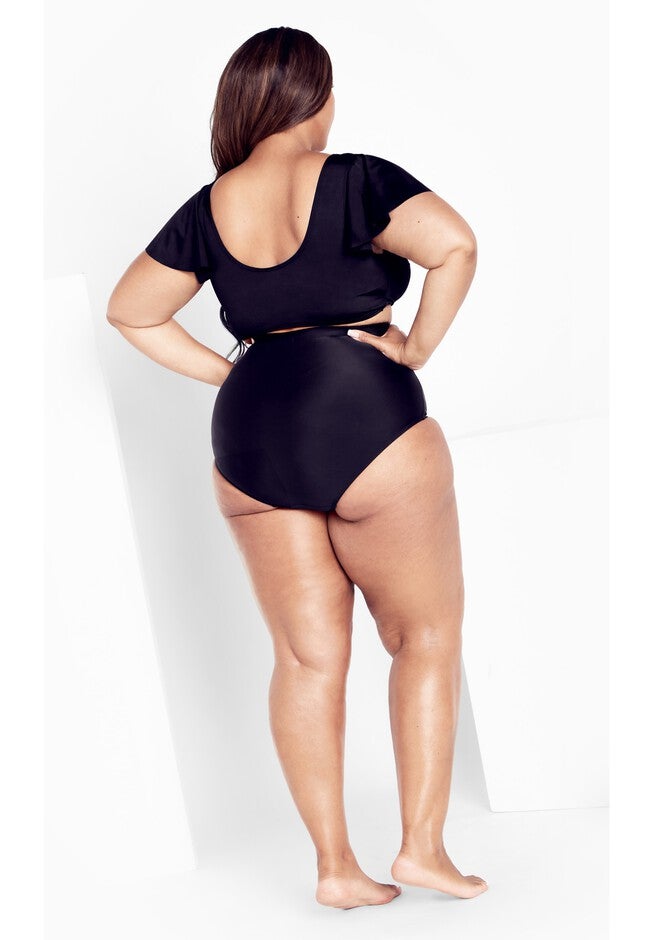 Ingrid Cap Sleeve Top - black, BLACK, alternate image number null