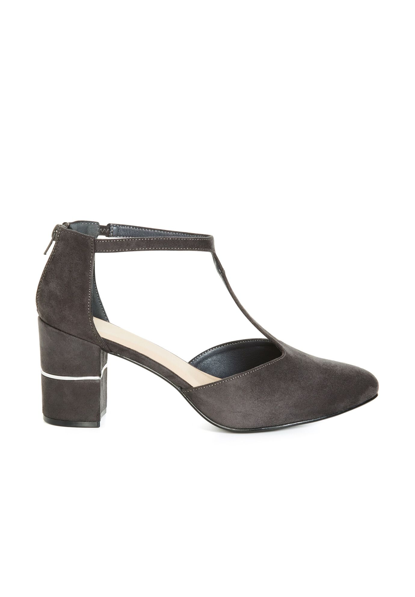 Gracie Heeled Shoe, GREY, on-hover image number 1