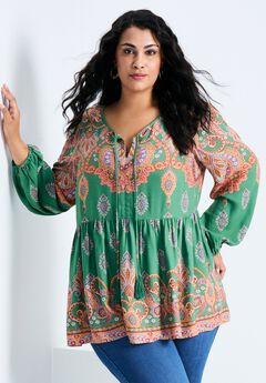 Kiani Boho Print Tunic