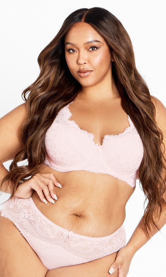 Isadora Demi Contour Bra - pink icing, PINK, hi-res image number null