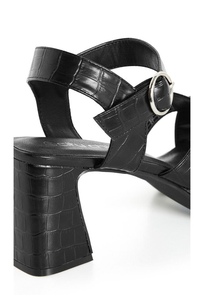 WIDE FIT Josie Platform - black, BLACK, alternate image number null