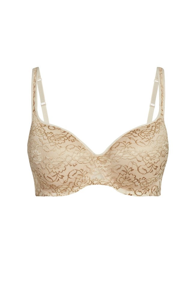 Lace Balconette Underwire Bra, NUDE, alternate image number 3