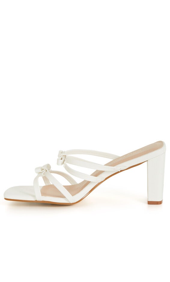 WIDE FIT Ava Mule - off white, WHITE, alternate image number 3