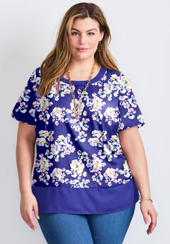 Color Block Hem Top