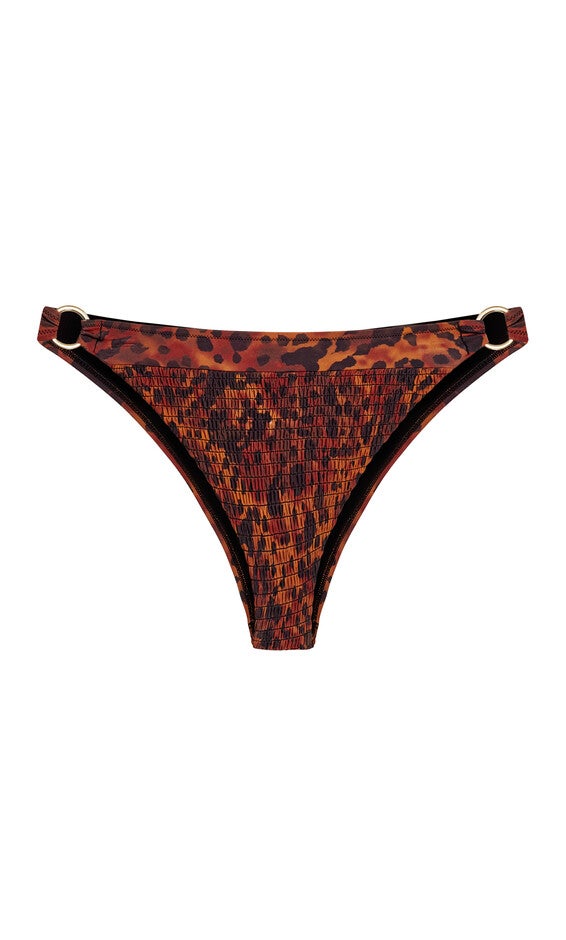 Vibeka Print Bikini Pant - leopard, BROWN, alternate image number null