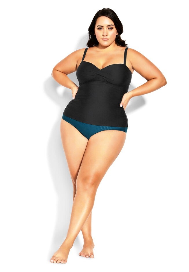 Samira Tankini Top - black, BLACK, alternate image number null