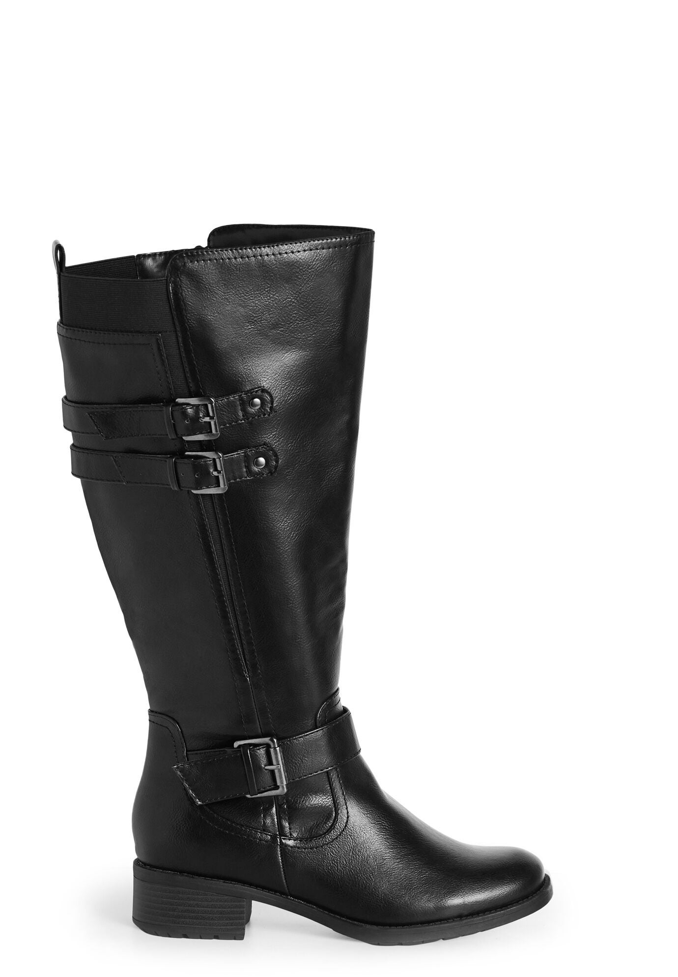 Mavis Tall Boot, BLACK, alternate image number 2