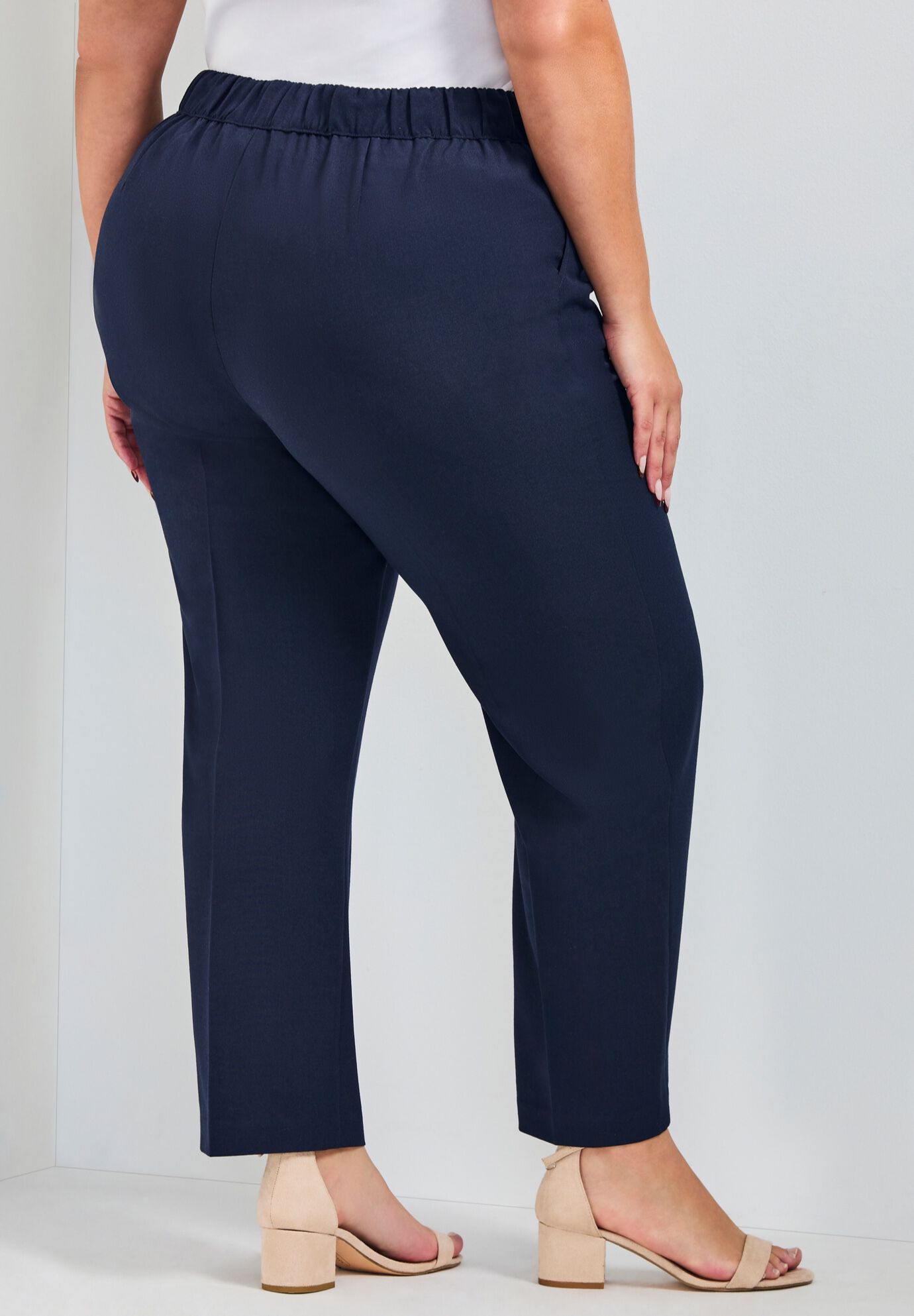 Cool Hand Pull On Pant, NAVY, alternate image number 4