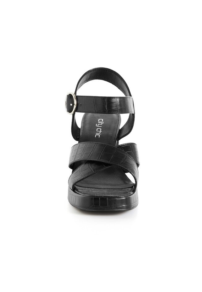 WIDE FIT Josie Platform - black, BLACK, alternate image number null