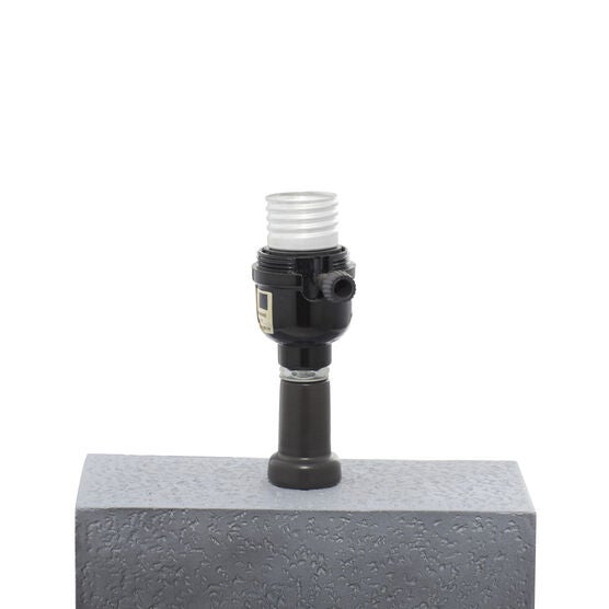 Grey Polystone Transitional Table Lamp, , alternate image number null