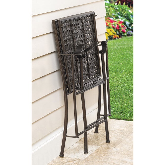 400 lbs. Weight Capacity Folding Chair with Cushion, , alternate image number 2