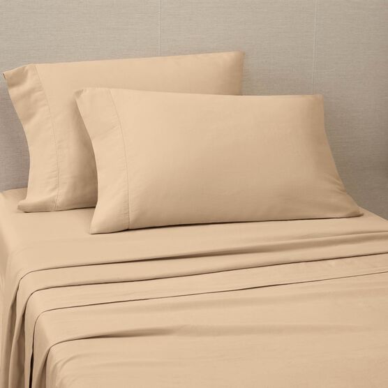 Organic Cotton 300 Thread Count Sheet Set, OXFORD TAN, hi-res image number null