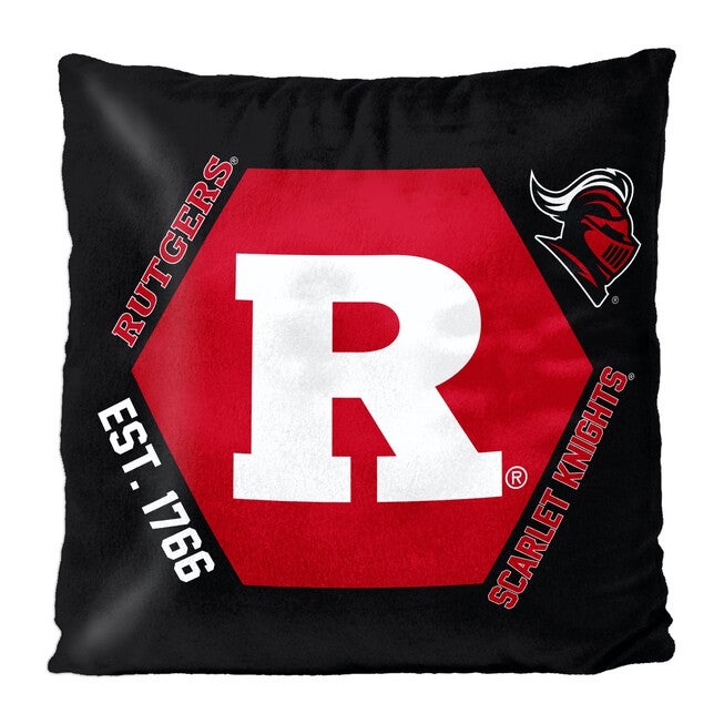 Rutgers Connector Velvet Reverse Pillow, MULTI, hi-res image number null