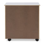 Cary Six Drawer Wide Roll Cart White Wash, , on-hover image number null