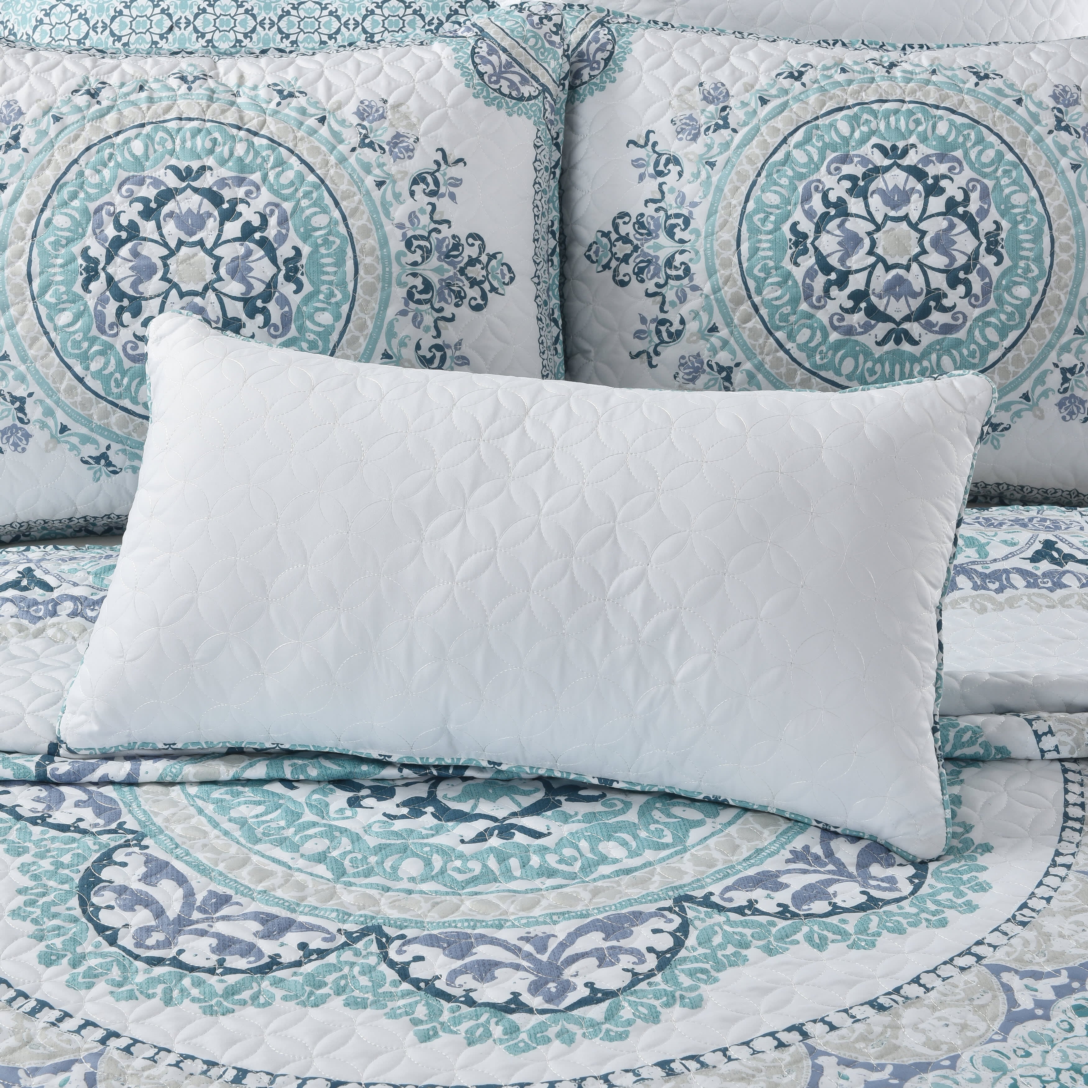 Afton Boudoir Decorative Throw Pillow, WHITE, alternate image number null